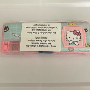 **FINAL PRICE** Hello Kitty And Friends Blue Grid Pencil Case